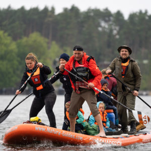 Mega SUP, Team SUP, Big SUP, mega paddle board,sup touren, stand up paddle mehrere personen, sup touren deutschland, sup tracking, stand up paddling mecklenburgische seenplatte, stand up paddling mecklenburgische seenplatte, stand up paddle tour, outdoorcamp