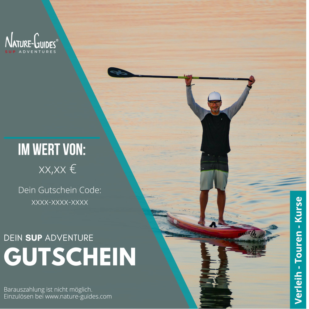 Gutschein, SUP, SUP Verleih Gutschein Lüneburg