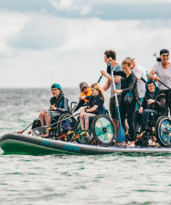 Kindergeburtstag auf dem Rolli SUP